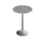 Holland Bar Stool Co 42 Tall OD214 St Steel Table Base w22 Dia Foot and 36 Dia Greystone Top, IndoorOutdoor OD214-2242SSODS36RGryStn - alternate 1